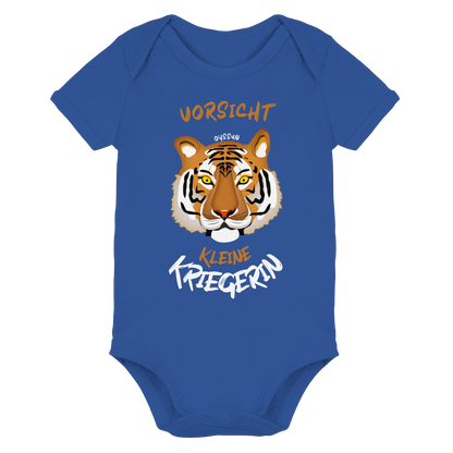 Vorsicht - Kleine Kriegerin - Organic Baby Bodysuit - Oyssun