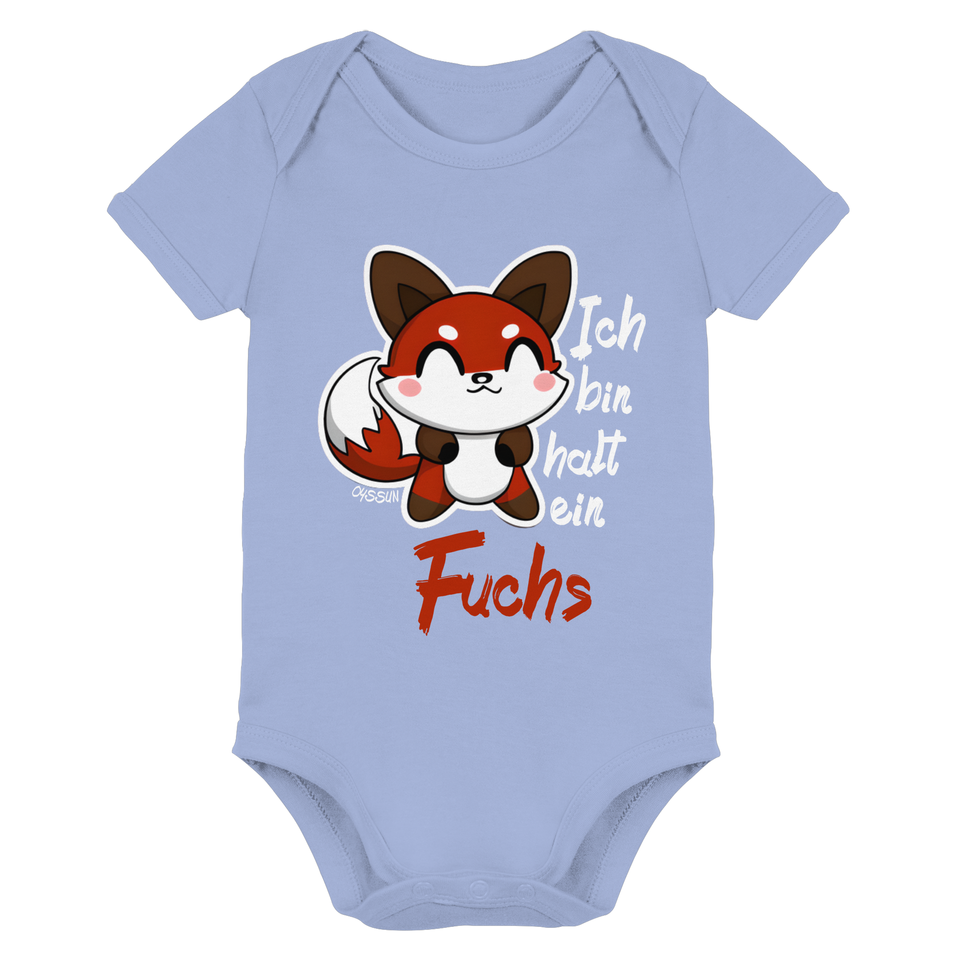 Ich bin halt ein Fuchs - Organic Baby Bodysuit - Oyssun