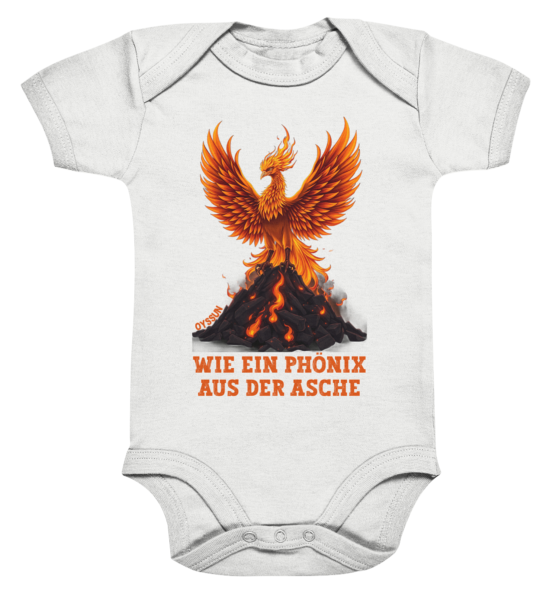 Phönix aus der Asche - Organic Baby Bodysuit