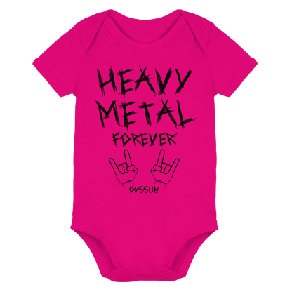Heavy Metal Forever - Organic Baby Bodysuit - In 6 Designfarben