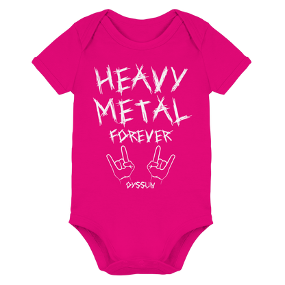 Heavy Metal Forever - Organic Baby Bodysuit - In 6 Designfarben