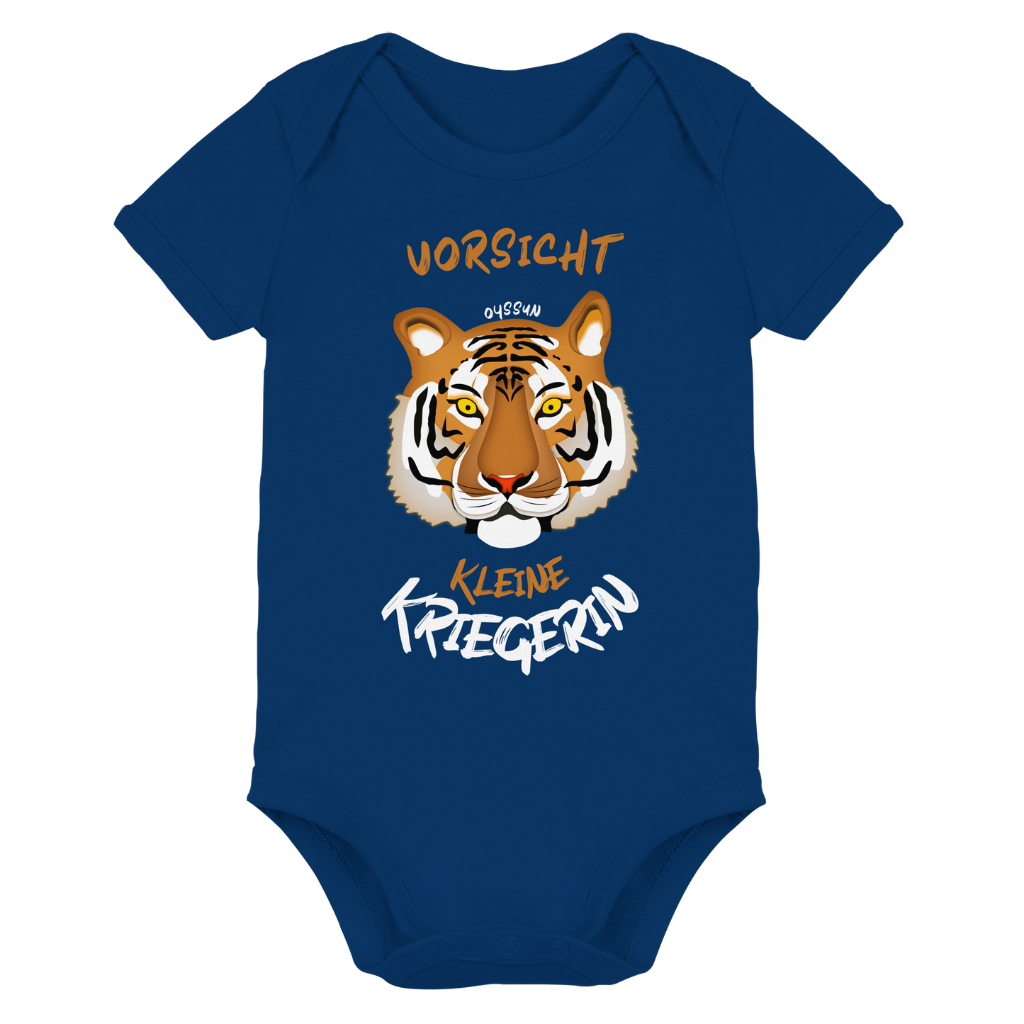 Vorsicht - Kleine Kriegerin - Organic Baby Bodysuit - Oyssun