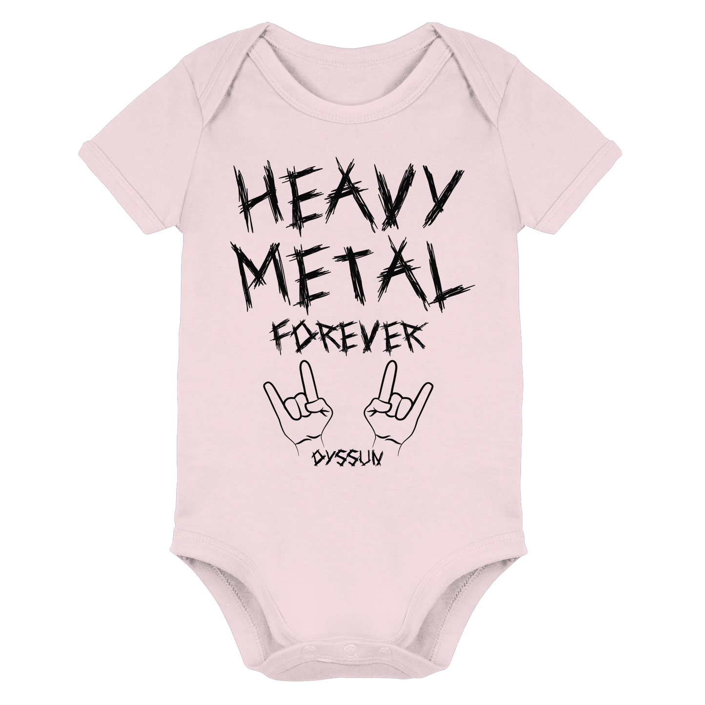 Heavy Metal Forever - Organic Baby Bodysuit - In 6 Designfarben