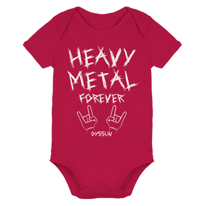 Heavy Metal Forever - Organic Baby Bodysuit - In 6 Designfarben