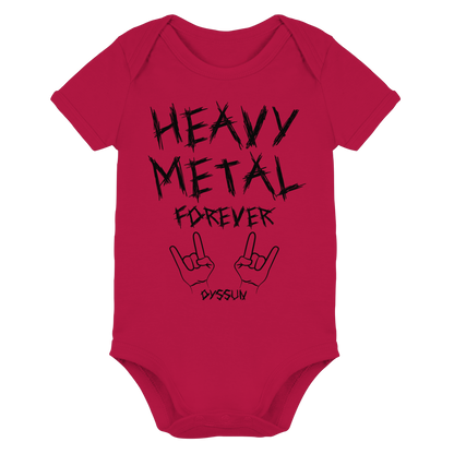 Heavy Metal Forever - Organic Baby Bodysuit - In 6 Designfarben