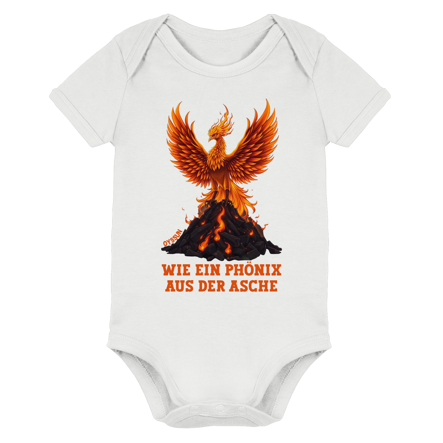 Phönix aus der Asche  - Organic Baby Bodysuit