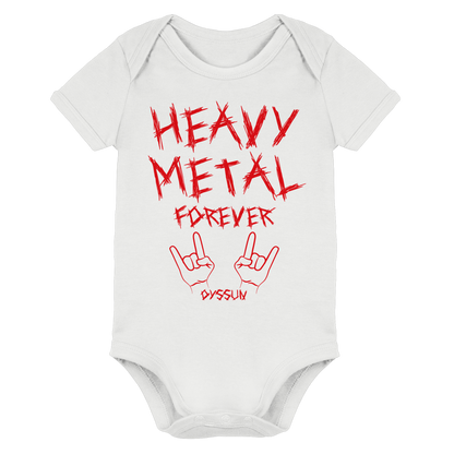 Heavy Metal Forever - Organic Baby Bodysuit - In 6 Designfarben