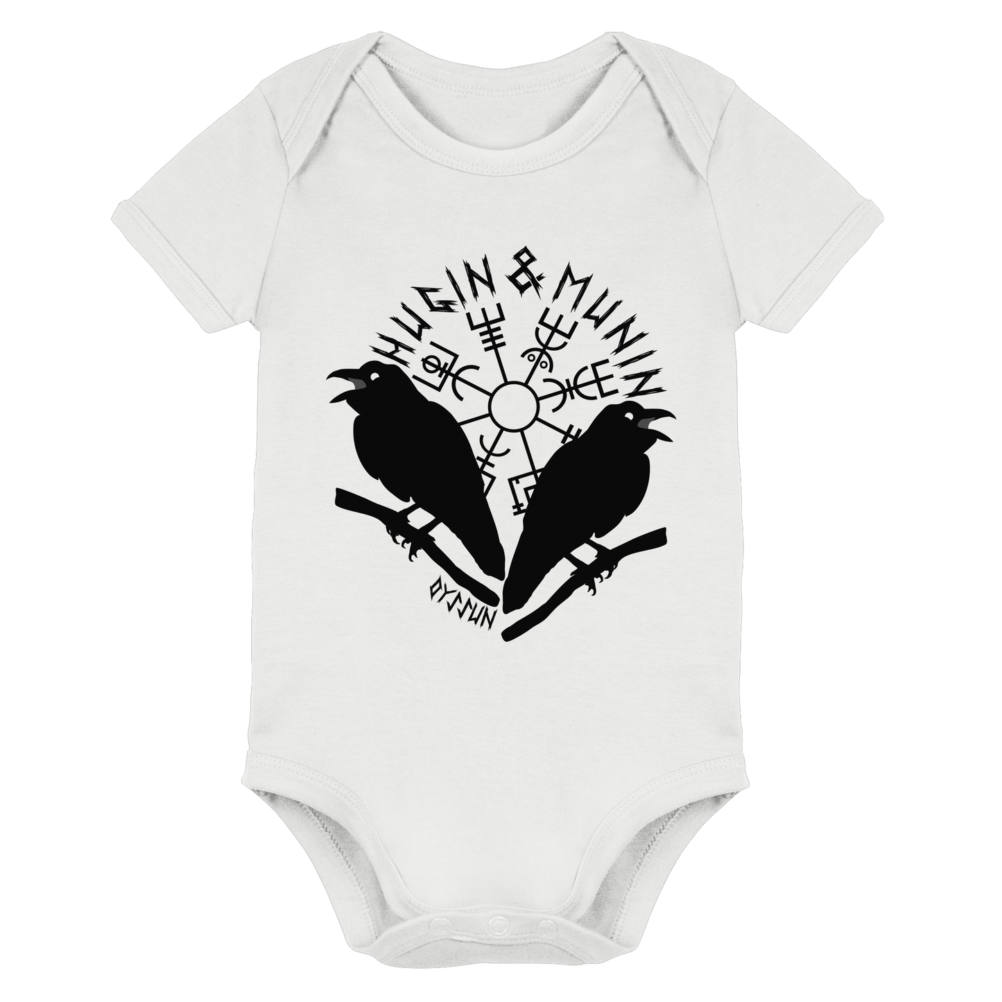 Hugin & Munin  - Organic Baby Bodysuit