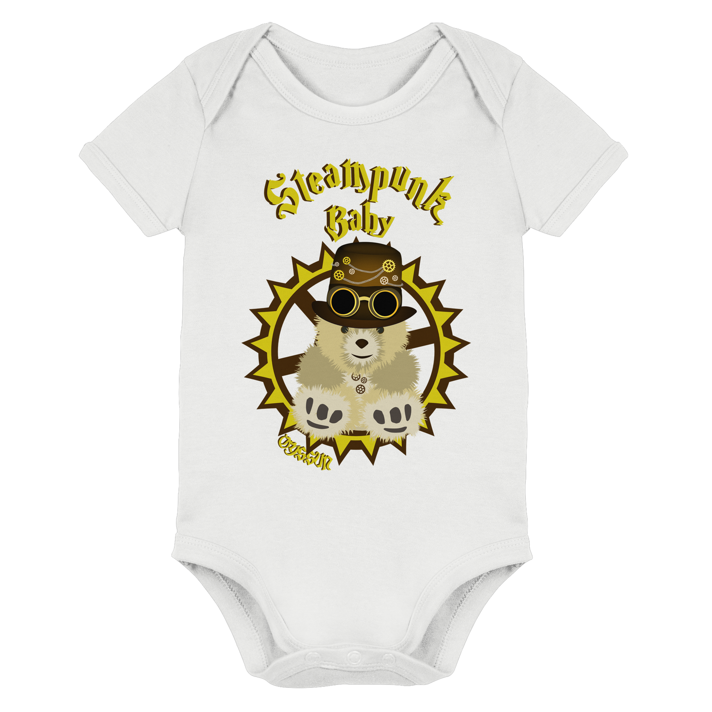 Steampunk Baby - Organic Baby Bodysuit