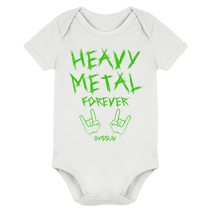 Heavy Metal Forever - Organic Baby Bodysuit - In 6 Designfarben