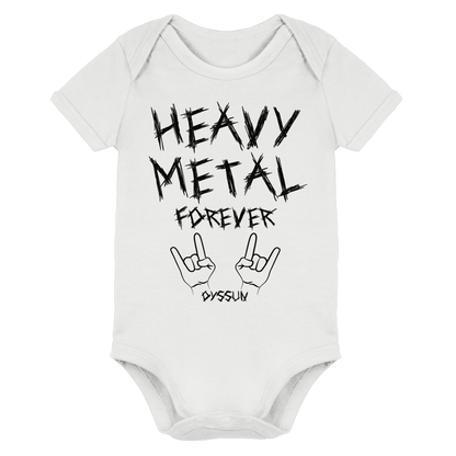 Heavy Metal Forever - Organic Baby Bodysuit - In 6 Designfarben