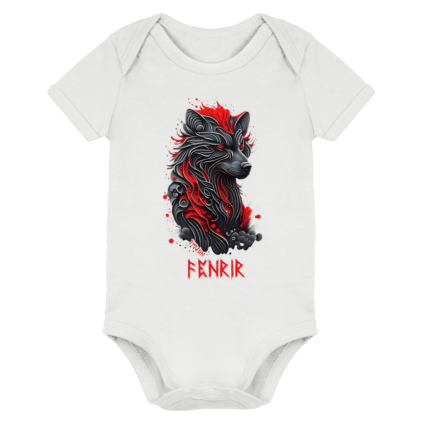 Fenriswolf - Organic Baby Bodysuit