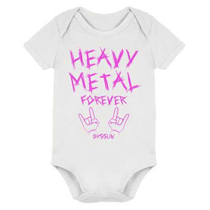 Heavy Metal Forever - Organic Baby Bodysuit - In 6 Designfarben