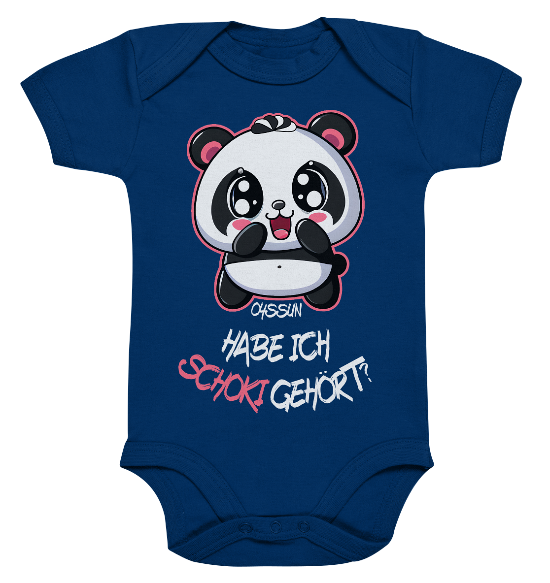 Schokipanda - Did I hear chocolate? - Organic Baby Bodysuite