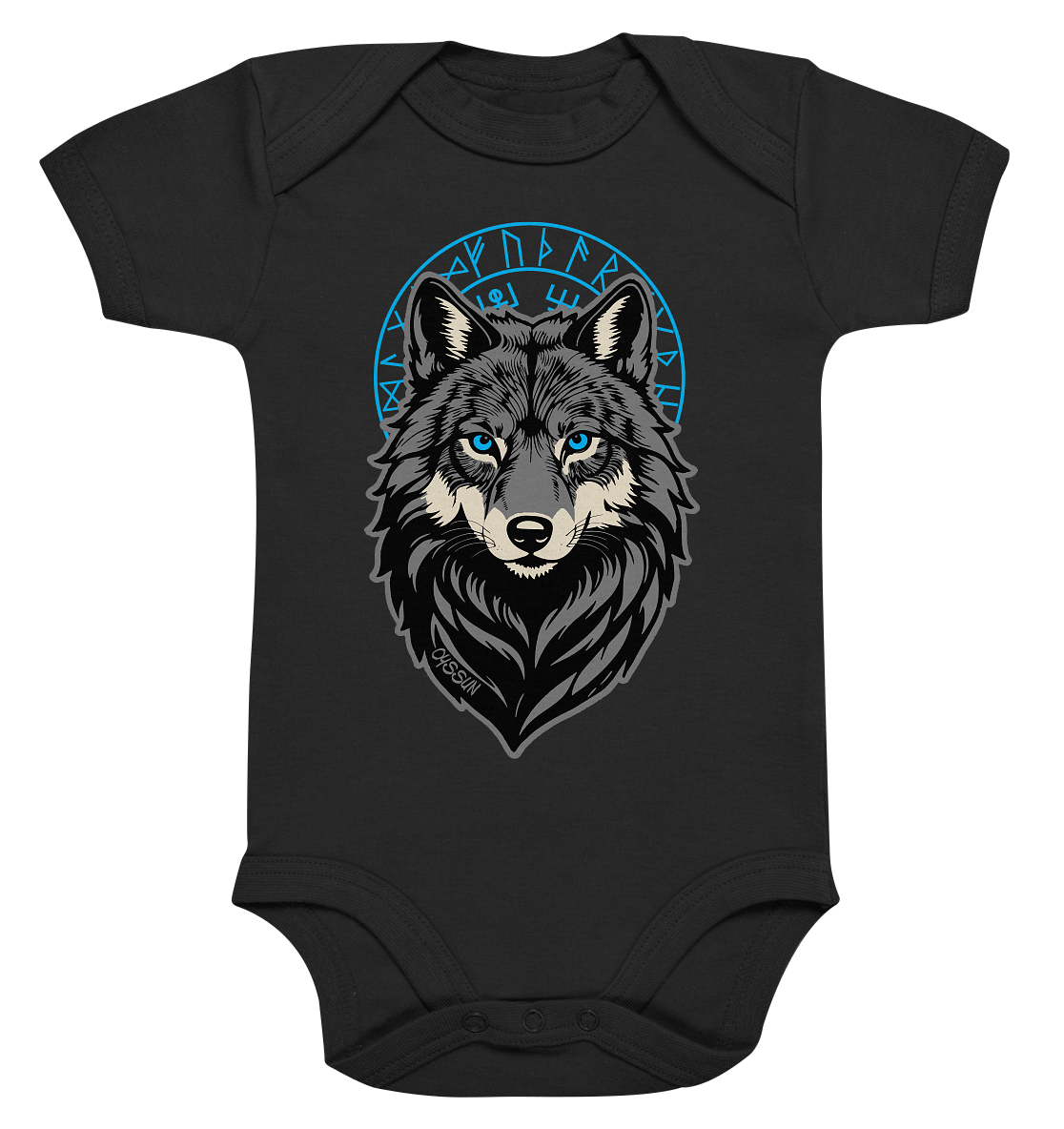 Wolf Odins - Organic Baby Bodysuite