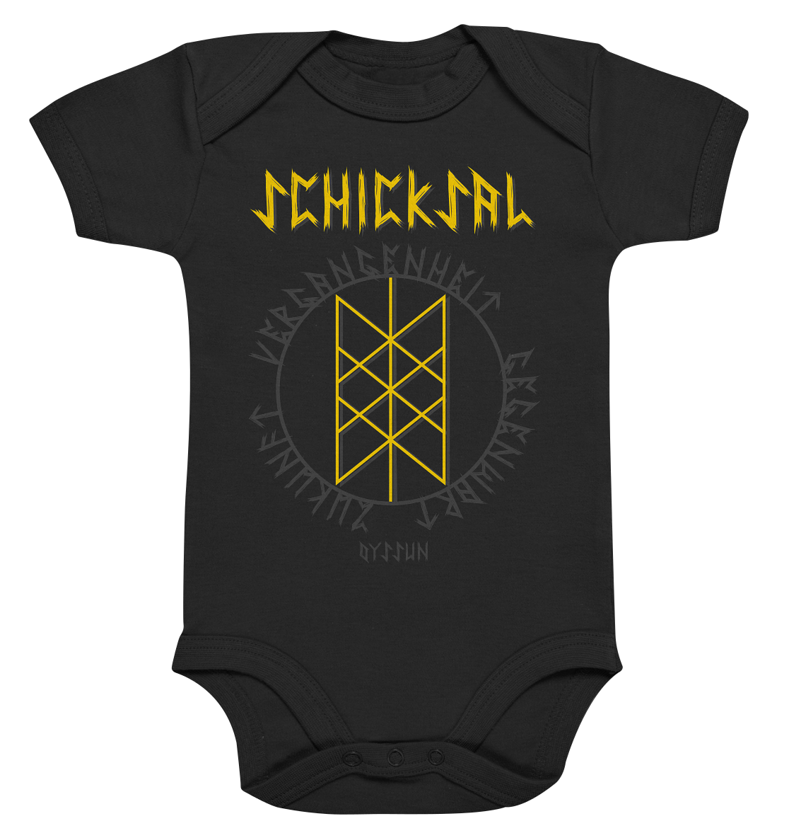 Wyrd Rune - Das Schicksal - Organic Baby Bodysuite