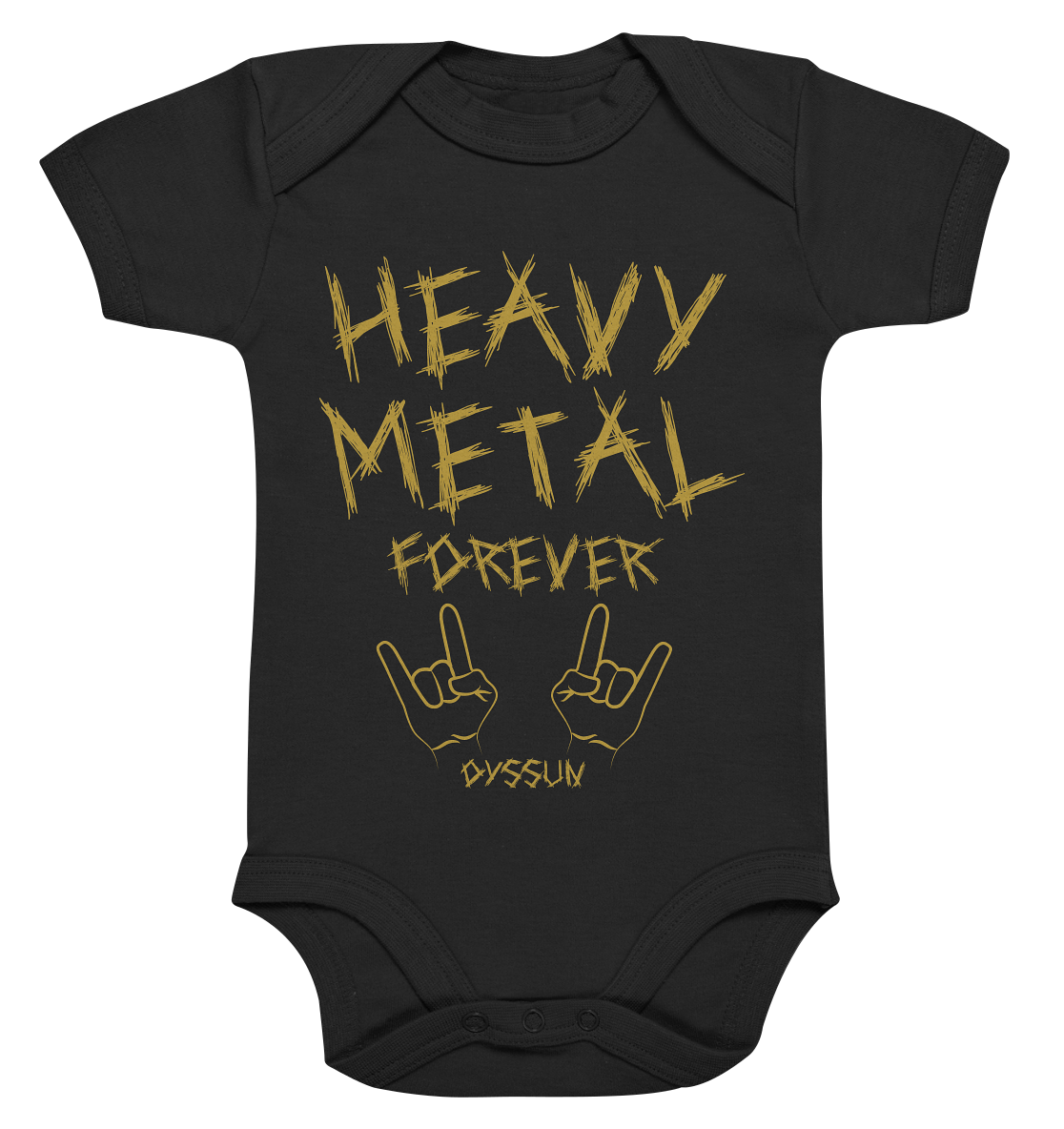 Heavy Metal Forever - Organic Baby Bodysuite