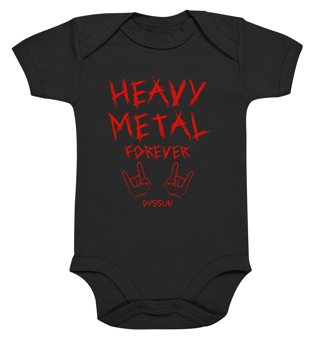 Heavy Metal Forever - Organic Baby Bodysuit