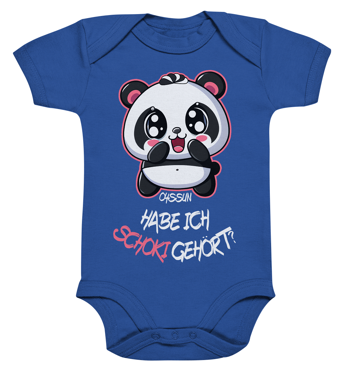 Schokipanda - Did I hear chocolate? - Organic Baby Bodysuite