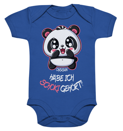 Schokipanda - Did I hear chocolate? - Organic Baby Bodysuite