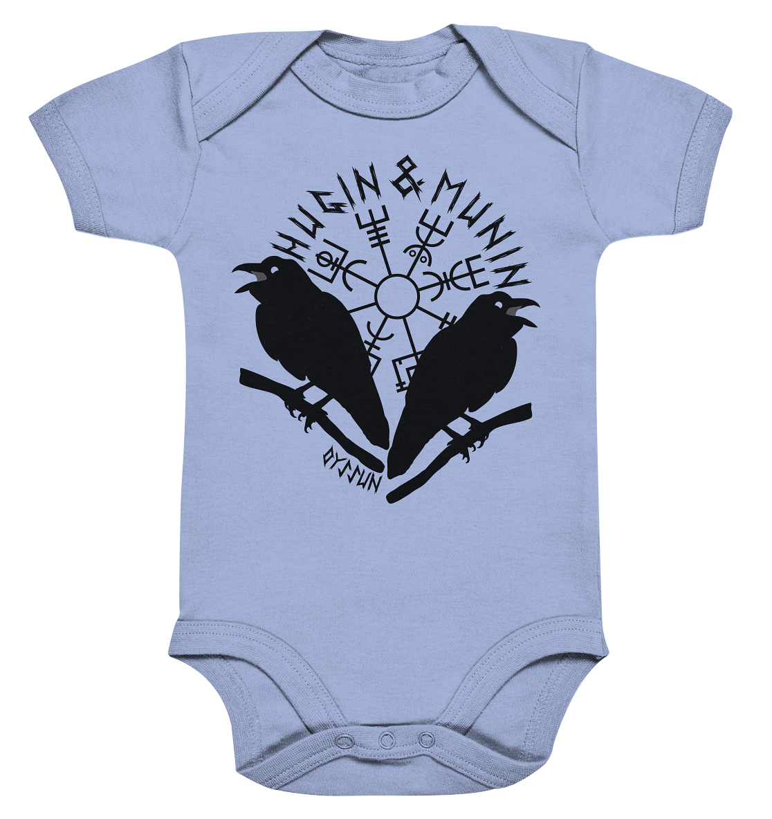 Hugin &amp; Munin - Organic Baby Bodysuite