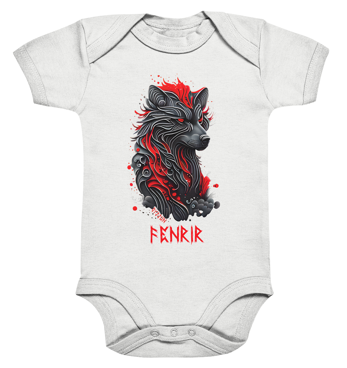 Fenrir - Fenriswolf - Organic Baby Bodysuite