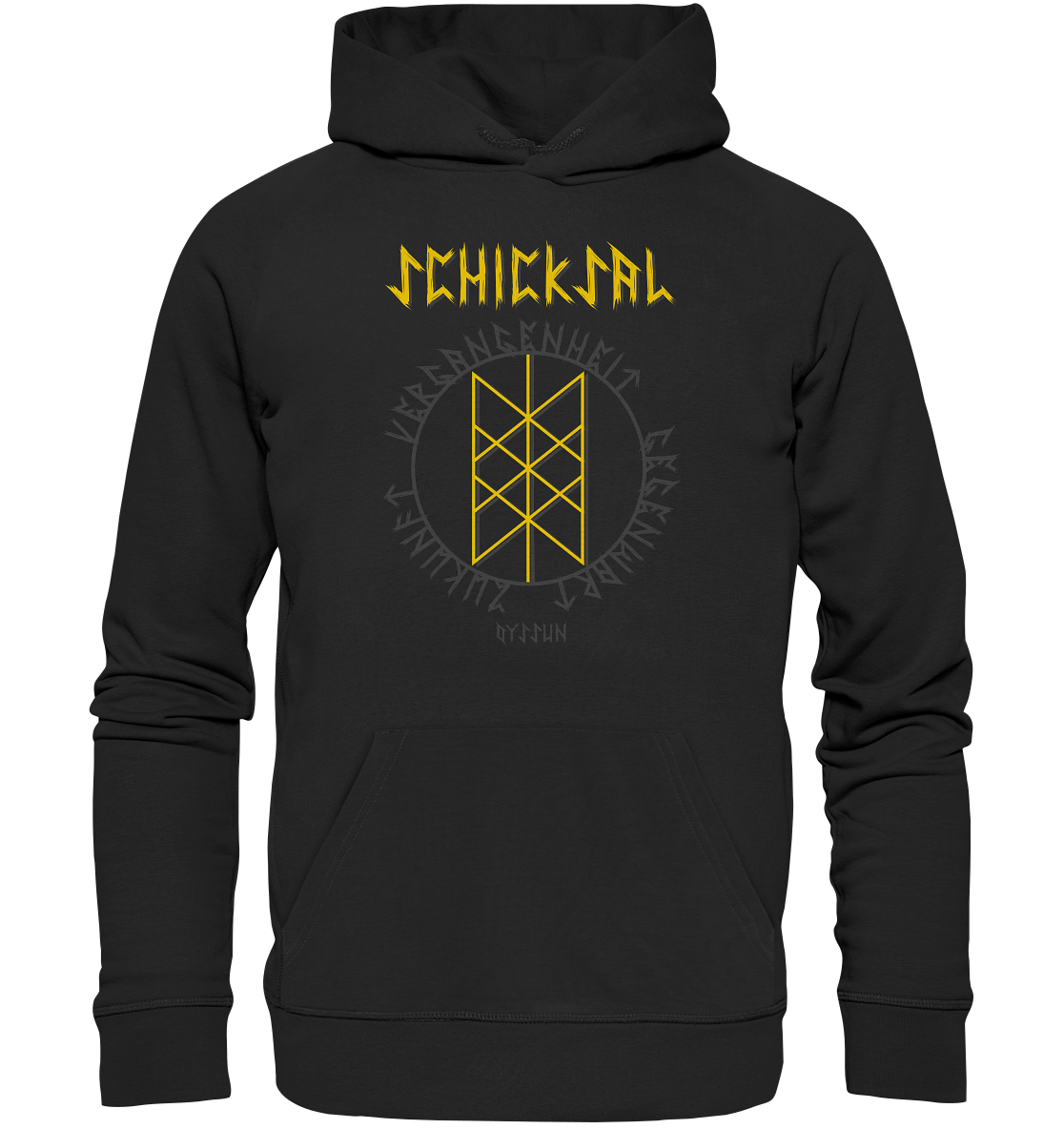 Wyrd Rune - Das Schicksal - Organic Basic Hoodie