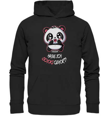 Schokipanda - Did I hear chocolate? - Organic Basic Hoodie