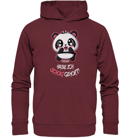 Schokipanda - Did I hear chocolate? - Organic Basic Hoodie