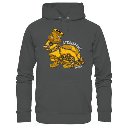 Steampunk Hase  - Organic Basic Hoodie
