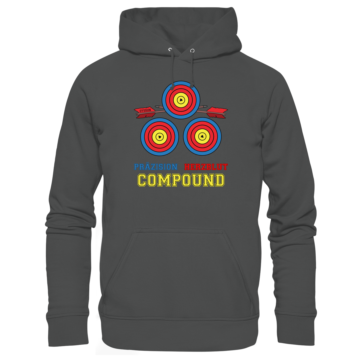 Präzision - Herzblut - Compound - Organic Basic Hoodie