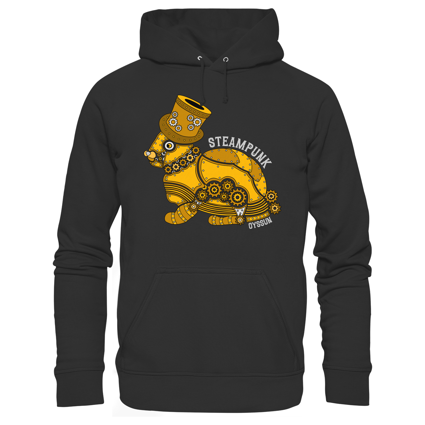 Steampunk Hase  - Organic Basic Hoodie