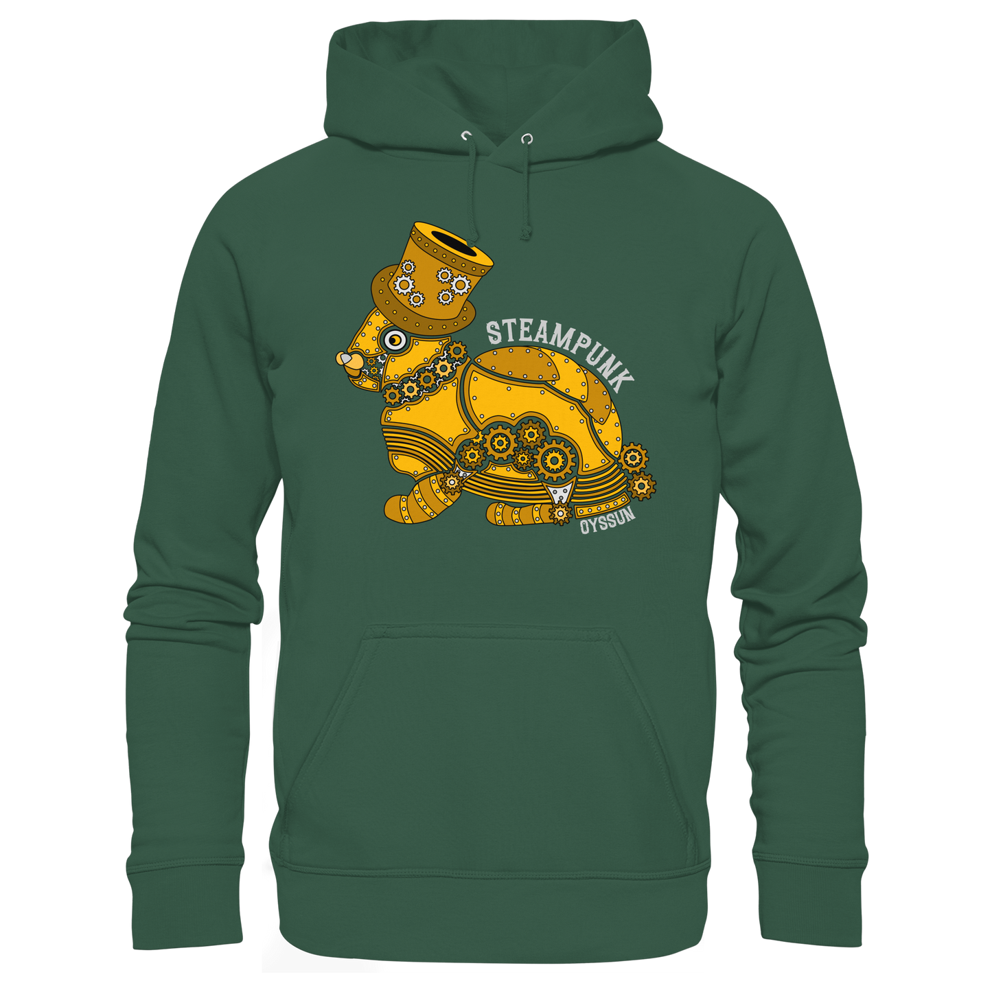 Steampunk Hase  - Organic Basic Hoodie