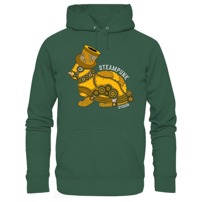 Steampunk Hase  - Organic Basic Hoodie