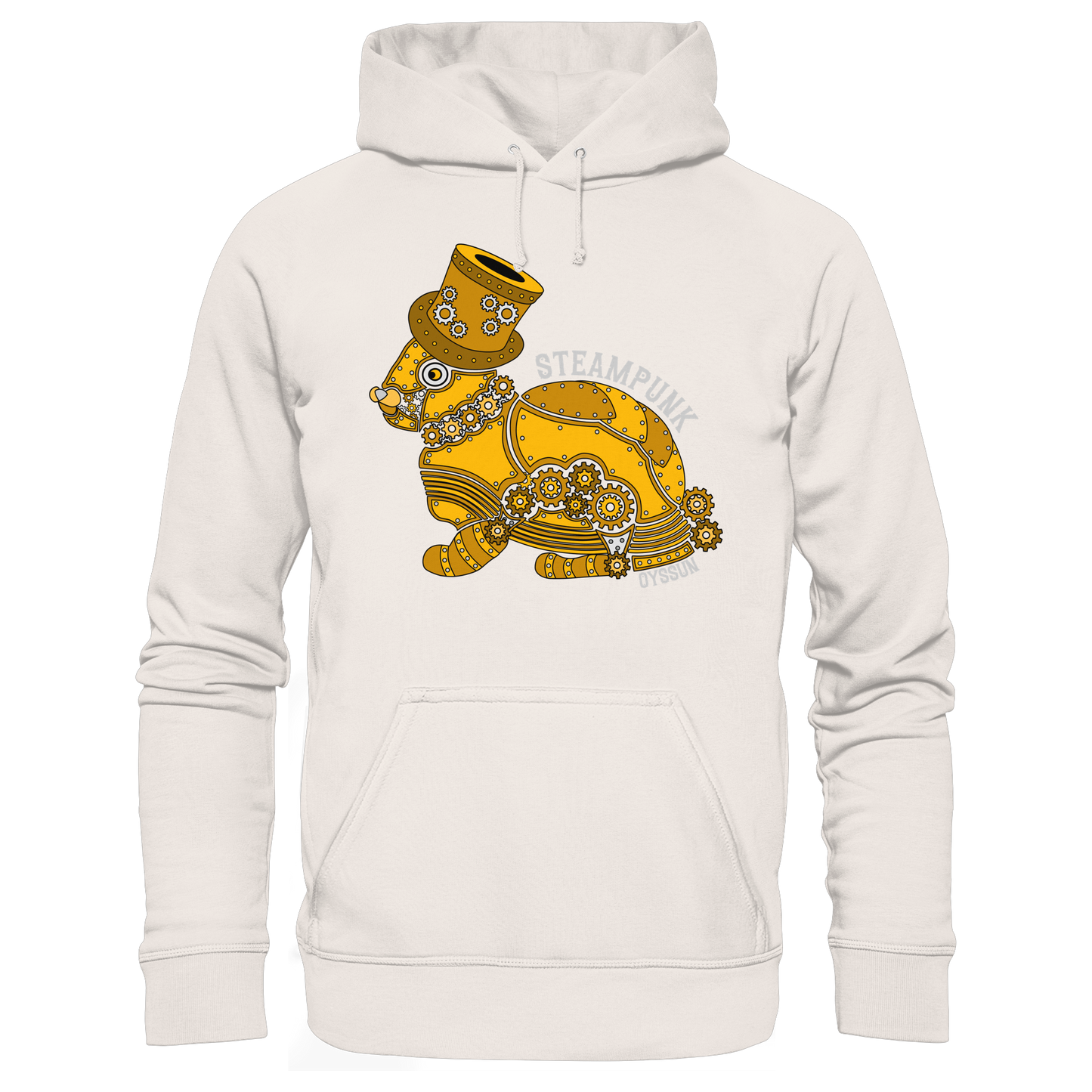 Steampunk Hase  - Organic Basic Hoodie