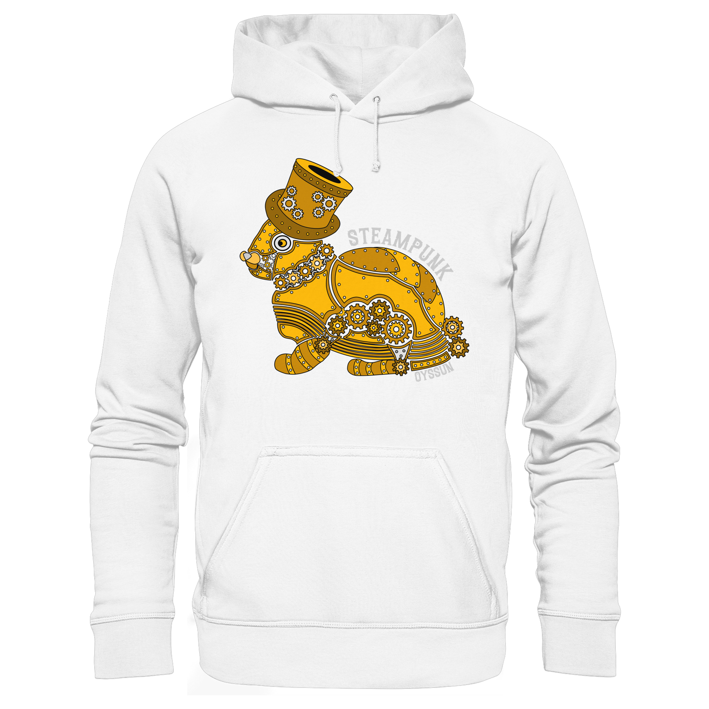 Steampunk Hase  - Organic Basic Hoodie