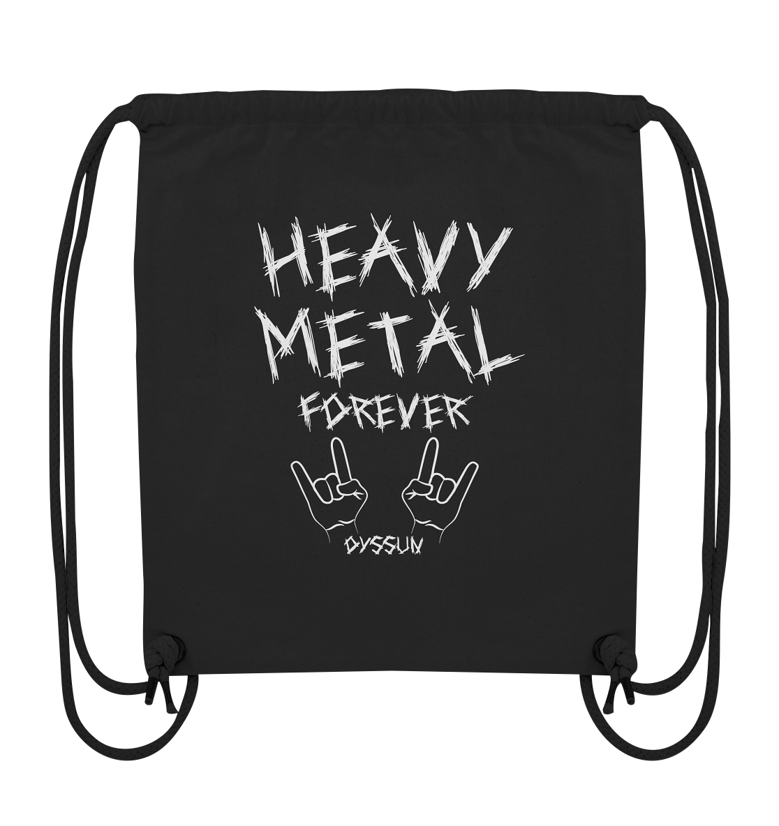 Heavy Metal Forever - Organic Gym-Bag - in 5 Designfarben