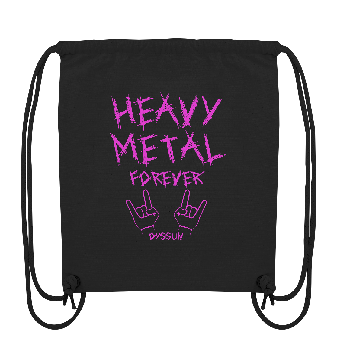 Heavy Metal Forever - Organic Gym-Bag - in 5 Designfarben
