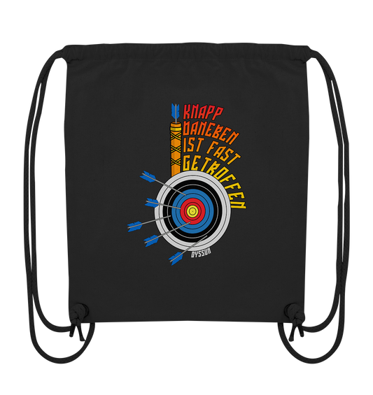 Bogenschießen - Knapp daneben - ist fast getroffen - Organic Gym-Bag