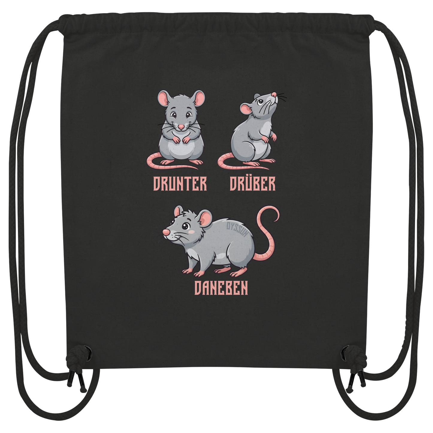 Drunter Drüber Daneben - Organic Gym-Bag