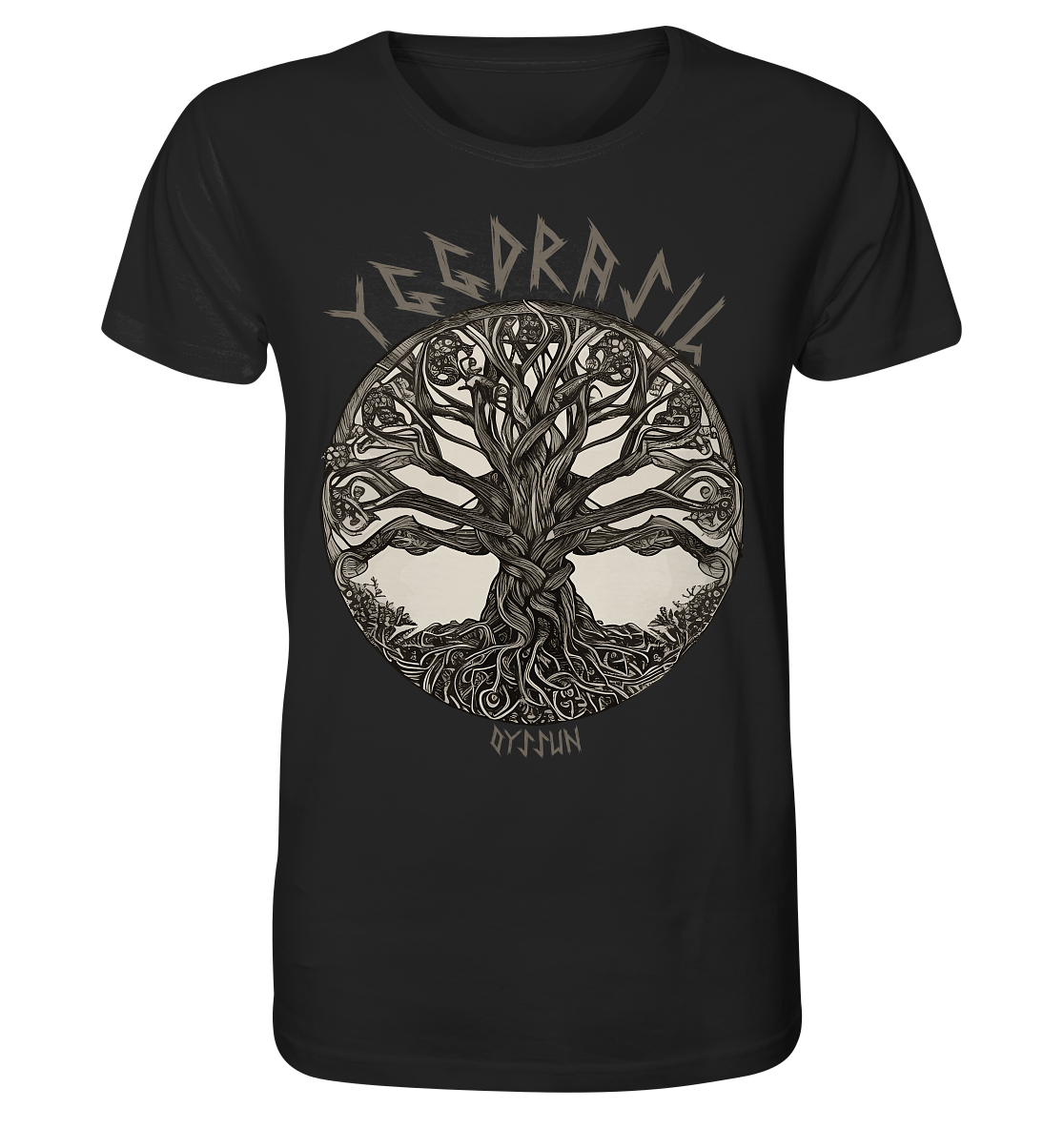 Yggdrasil - der Weltenbaum - Organic Shirt