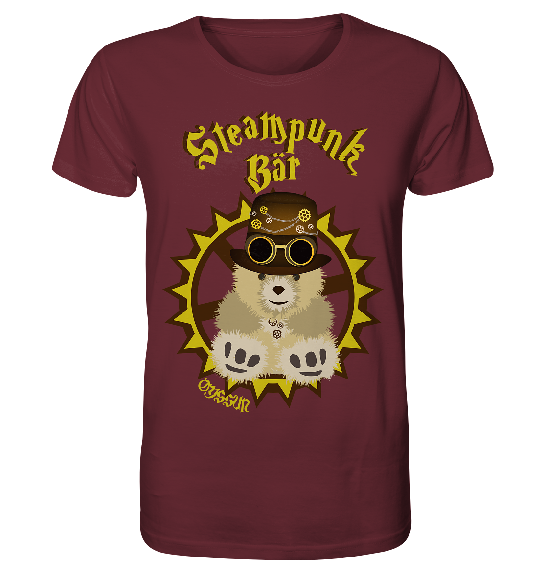 Steampunk Bär - Organic Shirt