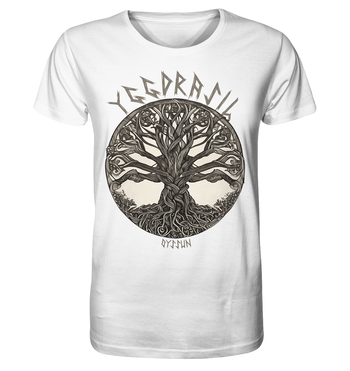 Yggdrasil - der Weltenbaum - Organic Shirt