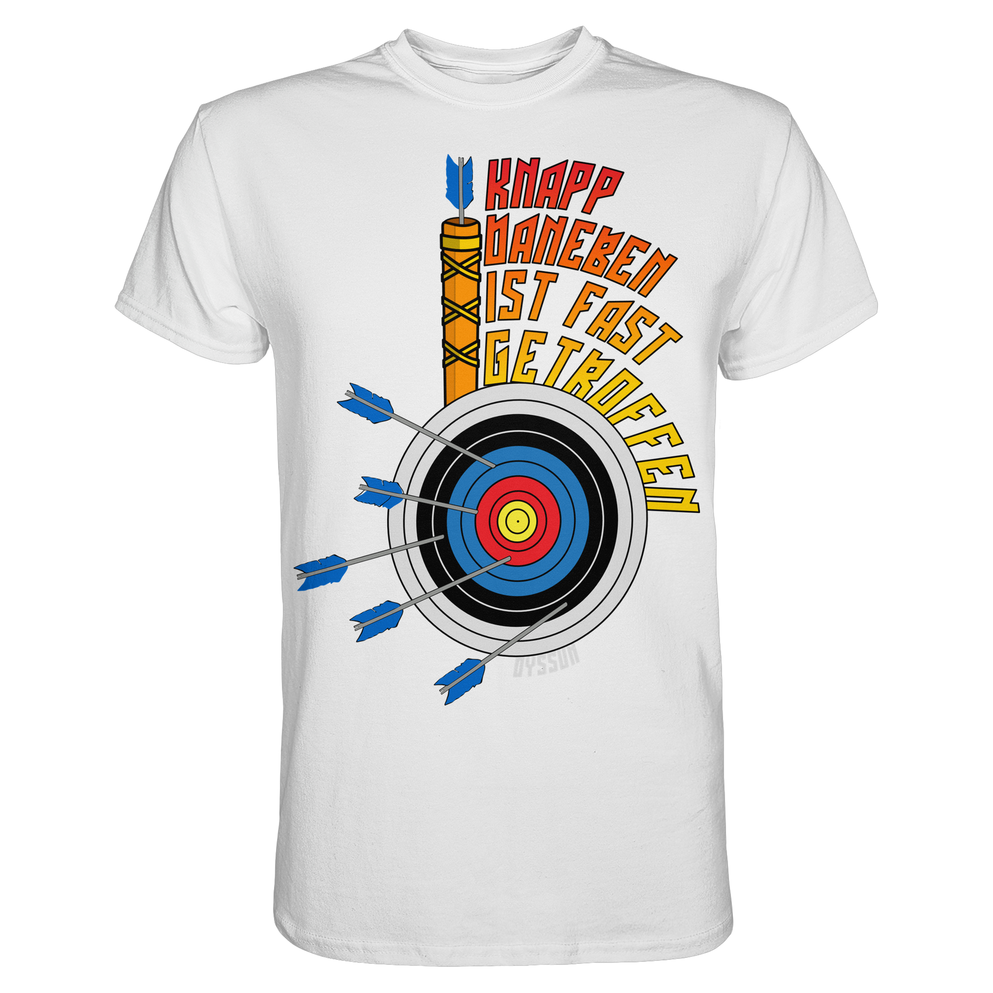 Bogenschießen - Knapp daneben - ist fast getroffen - Premium Shirt - Oyssun