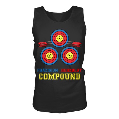 Präzision - Herzblut - Compound - Männer Tank-Top