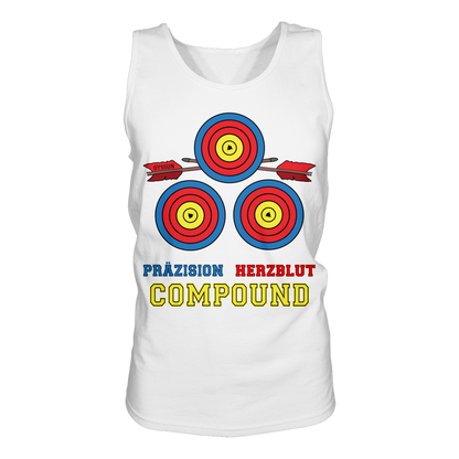 Präzision - Herzblut - Compound - Männer Tank-Top