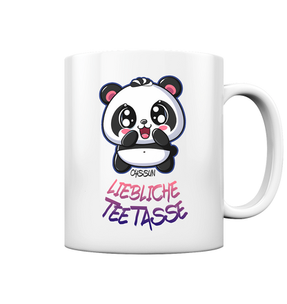 Liebliche Teetasse - Panda - Tasse einfarbig