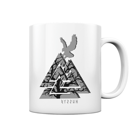 Valknut Tasse - Tasse einfarbig