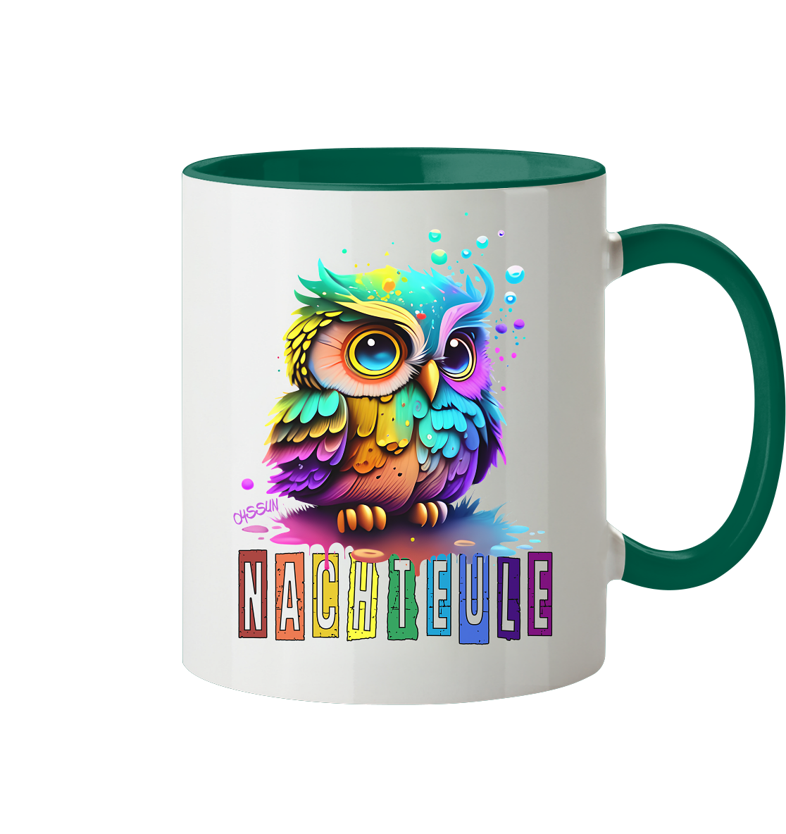 Night owl - two-tone mug