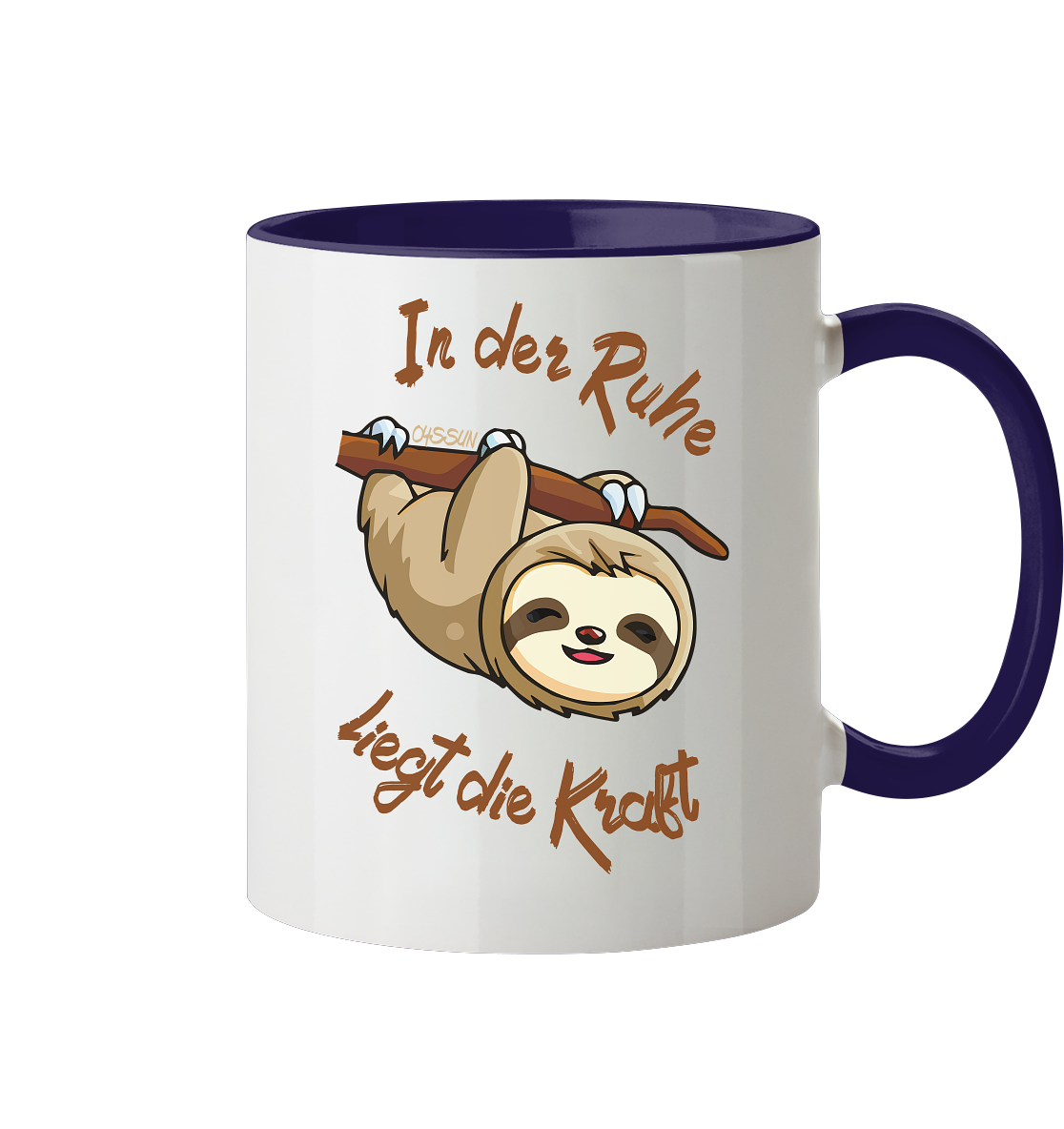 Sloth - There is strength in calmness - Mug two-tone